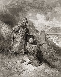 Boabdil (Muhammad XI), der letzte arabische König von Granada wird 1542 ins Exil geschickt, Illustration aus 
